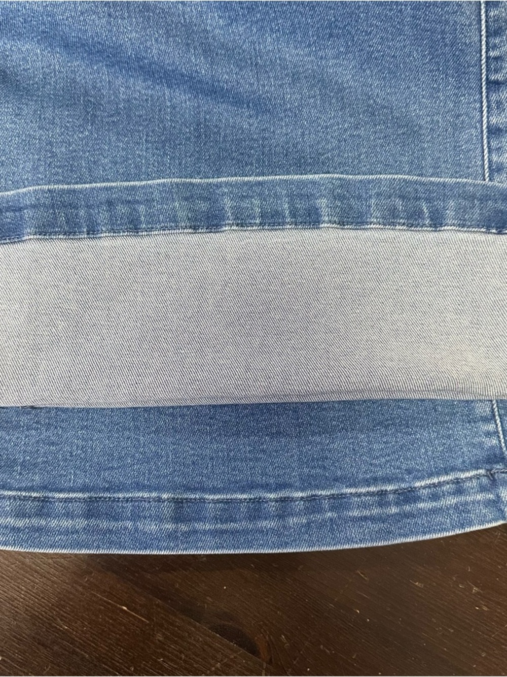 MOTHER Wide Leg Flare Jeans in Light Blue Wash - Picture 14 of 16